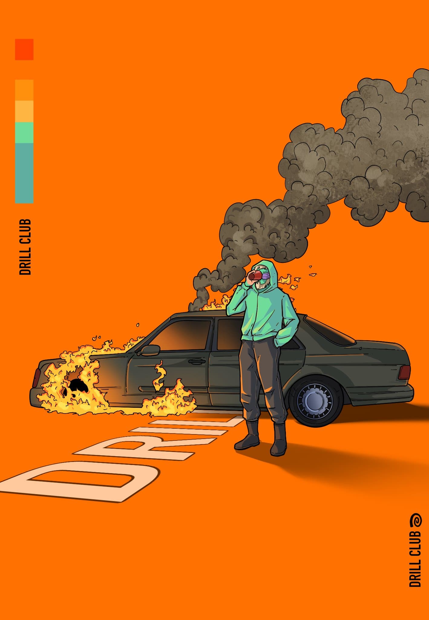 car burn