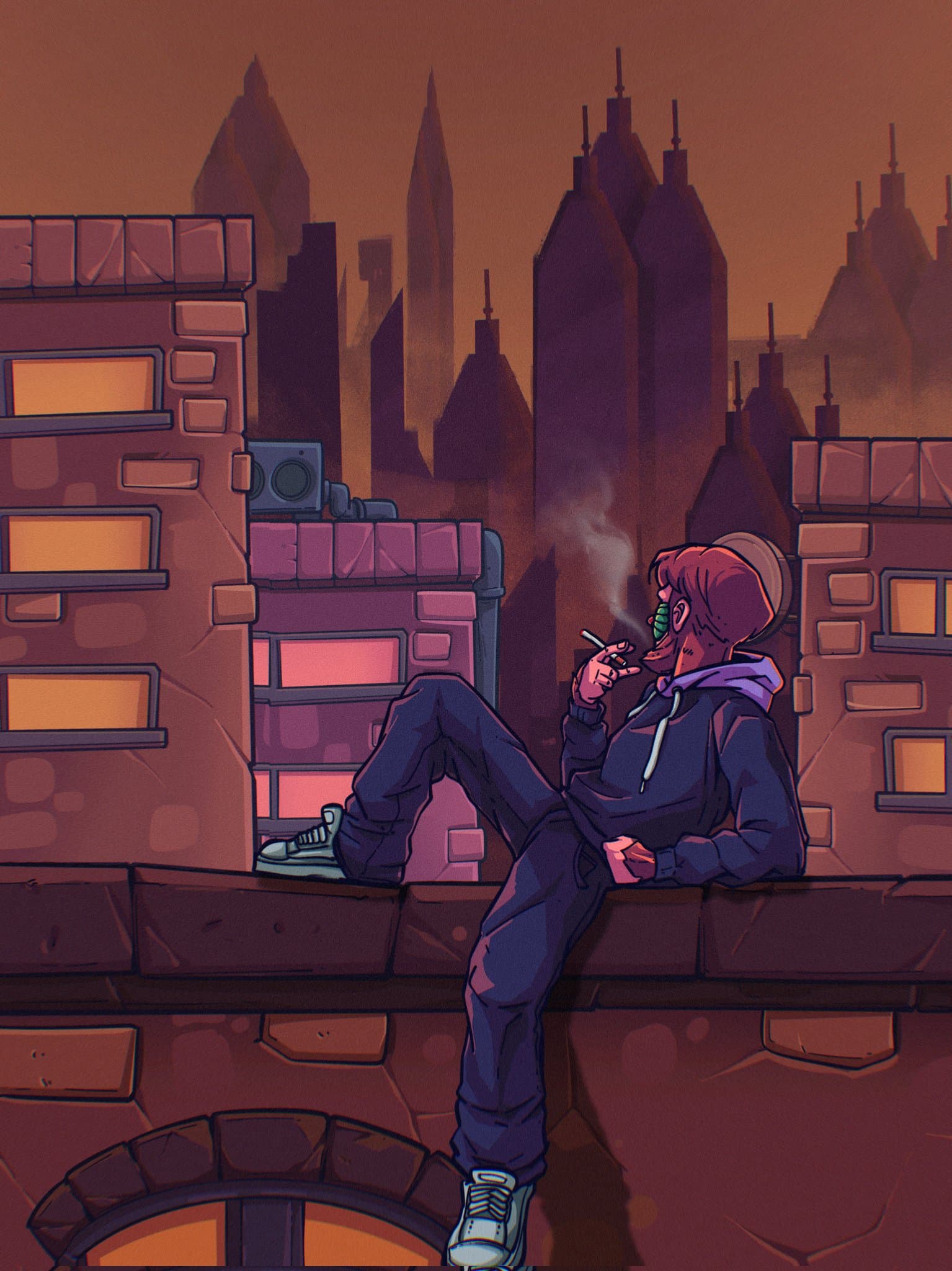 city roof